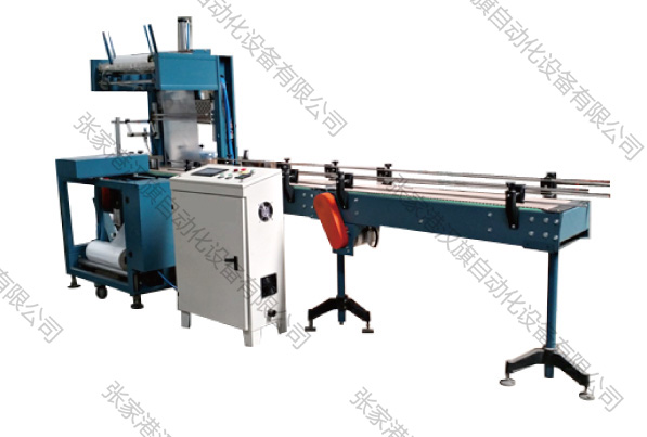 输送到头式热收缩包装机